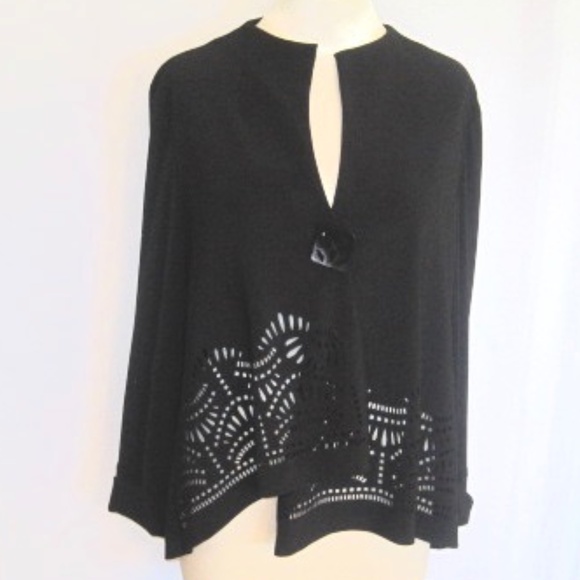 Joseph Ribkoff Jackets & Blazers - Joseph Ribkoff Asymmetric Jacket w/Cut Out Detail